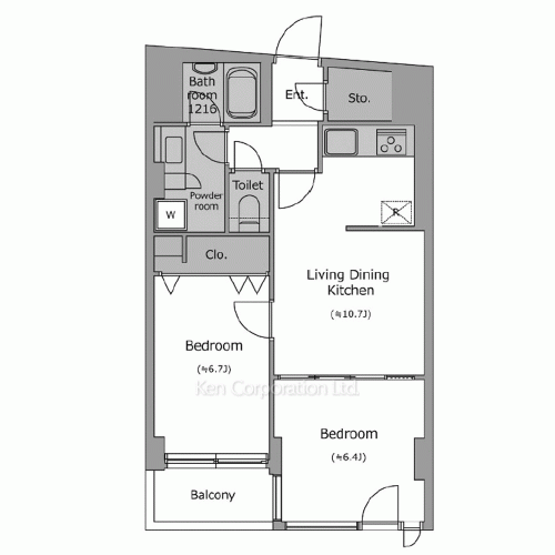 アーバンパーク代官山Ⅰの写真 間取り