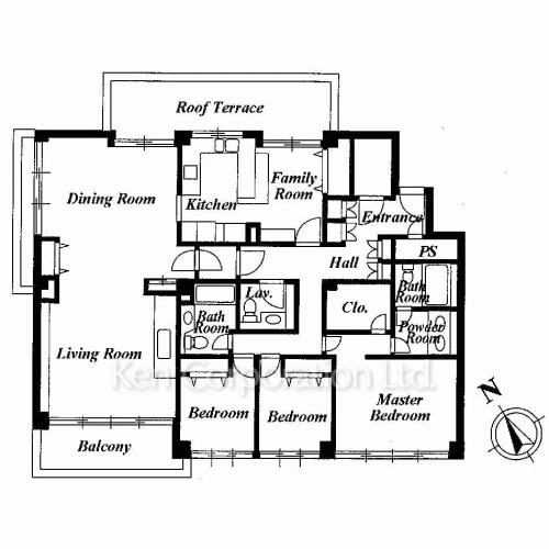 マリックス島津山の写真 間取り