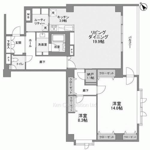 ステラメゾン碑文谷の写真 間取り