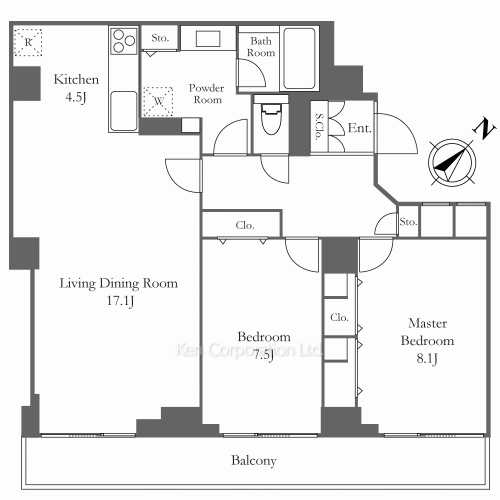 プラティーヌ田町の写真 間取り