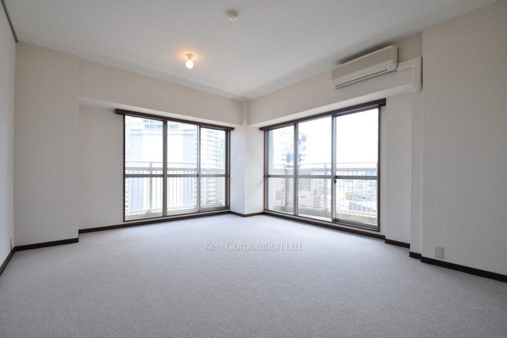 プラティーヌ田町の写真 居室（LDなど） ※17階の同じ間取タイプを撮影。仕様が異なることがあります。