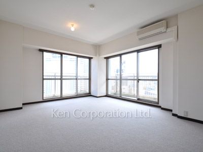 プラティーヌ田町の写真 居室（LDなど） ※17階の同じ間取タイプを撮影。仕様が異なることがあります。