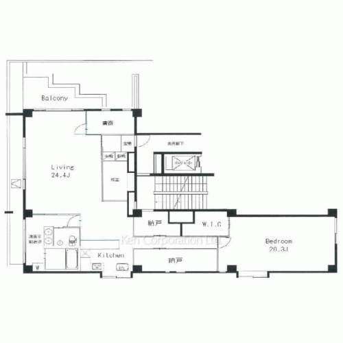 白金台ホームズの写真 間取り