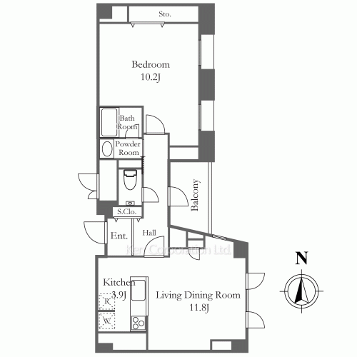 パティオ南麻布の写真 間取り