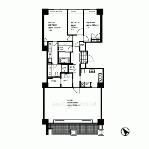 城山トラストコートの写真 間取り