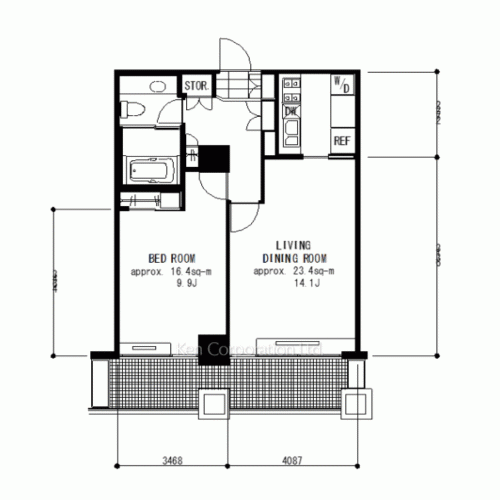 城山トラストコートの写真 間取り