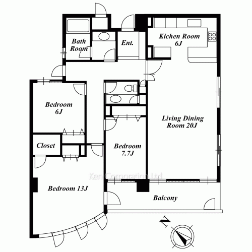 FOREST VIEW MEGUROの写真 間取り