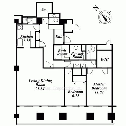 グリーンパーク赤坂の写真 間取り