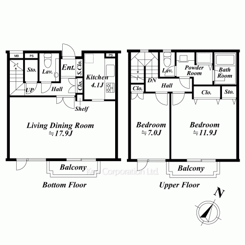 参宮橋マンションの写真 間取り