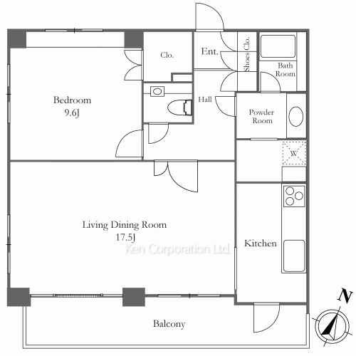 メゾン・ド・中目黒の写真 間取り