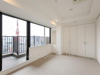 六本木ファーストプラザの写真 マスターベッドルーム ※18階の同じ間取タイプを撮影。仕様が異なることがあります。