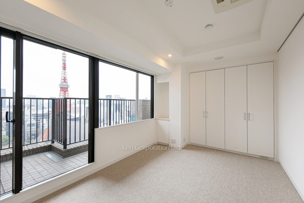 六本木ファーストプラザの写真 マスターベッドルーム ※18階の同じ間取タイプを撮影。仕様が異なることがあります。