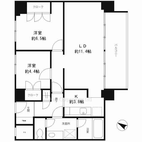 リバー&タワーの写真 間取り