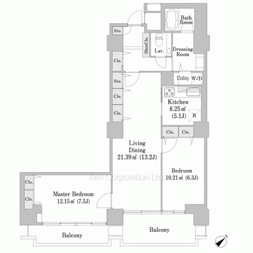 六本木ファーストプラザの写真 間取り