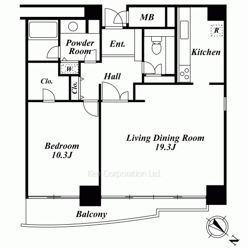 四番町プラザの写真 間取り