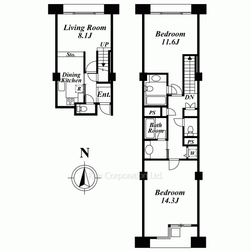 品川プリンス・レジデンスの写真 間取り
