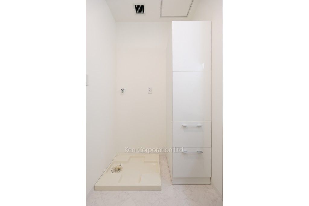 ニチレイ東銀座レジデンスの写真 洗濯機置き場 ※22階の同じ間取タイプを撮影。仕様が異なることがあります。