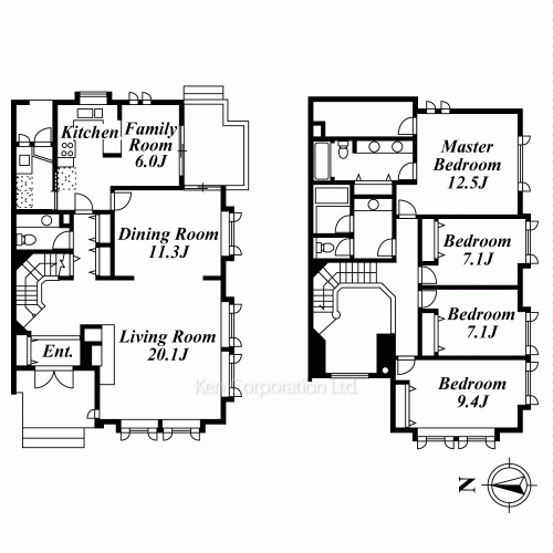 ガーデン鉢山の写真 間取り