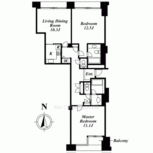 品川プリンス・レジデンスの写真 間取り