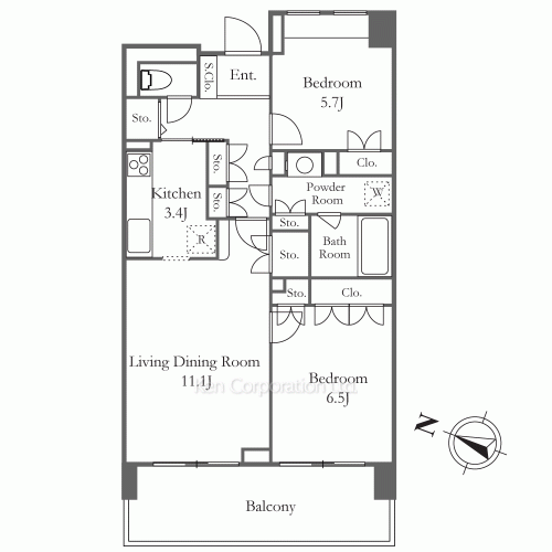 マーシュフィールド四番町の写真 間取り