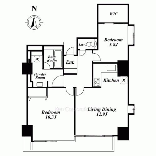 品川プリンス・レジデンスの写真 間取り