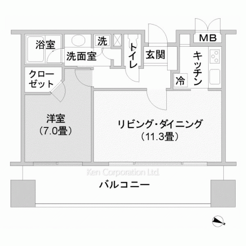 千代田ファーストハイツの写真 間取り