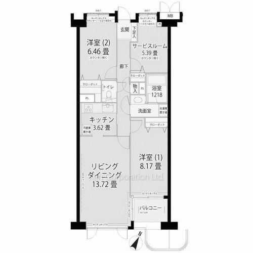 グランフォート目黒の写真 間取り