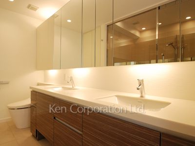 広尾タウンハウスの写真 パウダールーム