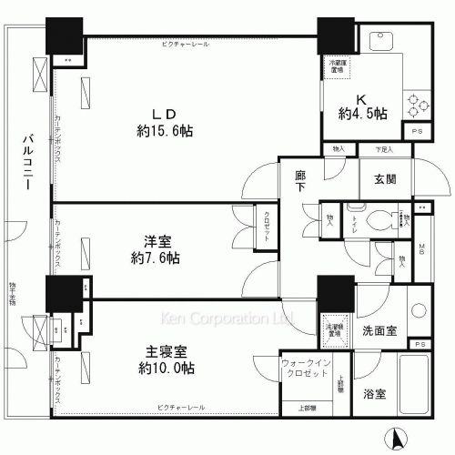 パーク・アヴェニュー神南の写真 間取り