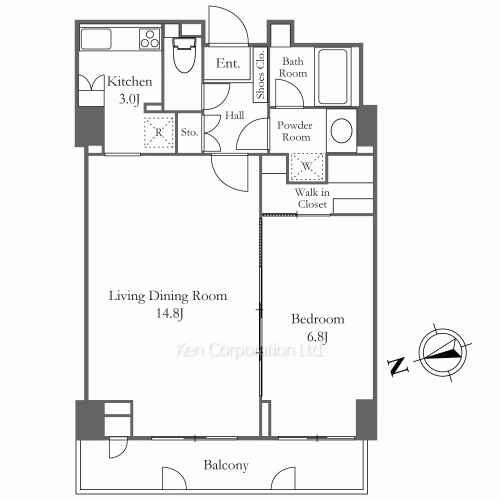 パーク・アヴェニュー神南の写真 間取り