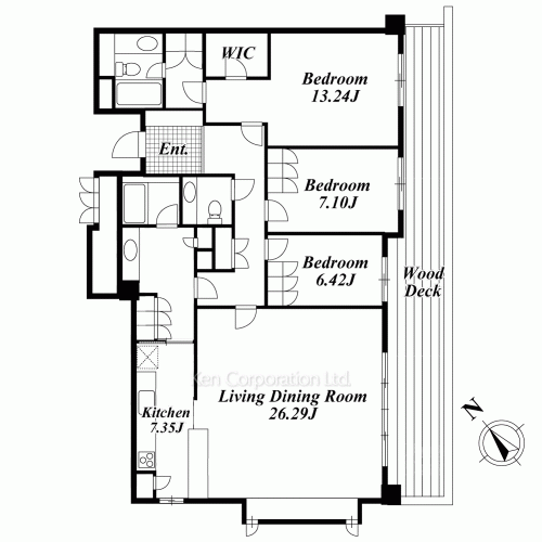 ガーデン東が丘の写真 間取り