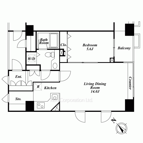 代官山ハイツの写真 間取り