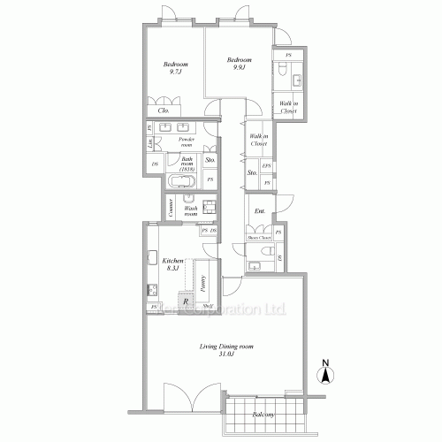フォレストテラス松濤の写真 間取り