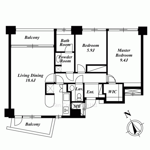 ハウス中目黒の写真 間取り