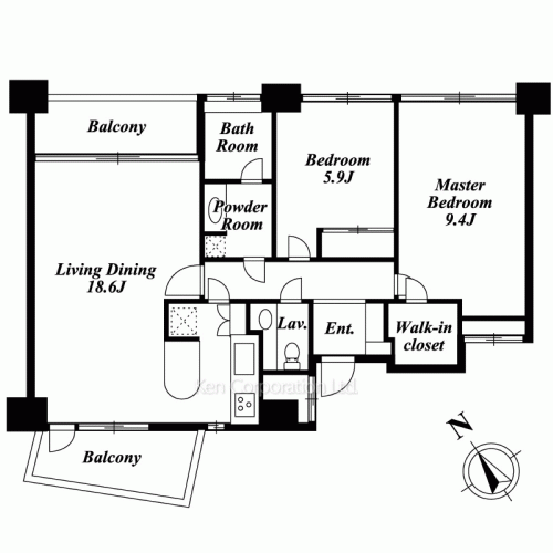 ハウス中目黒の写真 間取り