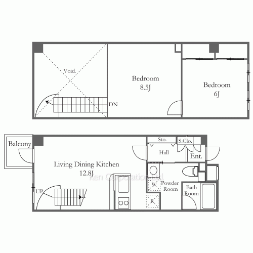 レジディア六本木檜町公園の写真 間取り