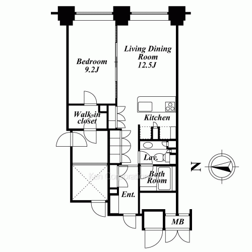 ラ・トゥール芝公園の写真 間取り
