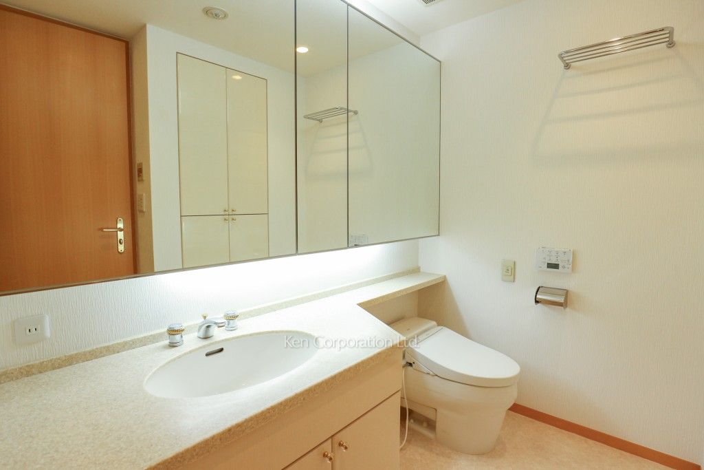 ラ・トゥール芝公園の写真 パウダールーム ※34階の同じ間取タイプを撮影。仕様が異なることがあります。