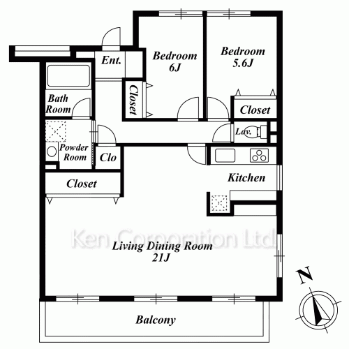 駒場レジデンスの写真 間取り