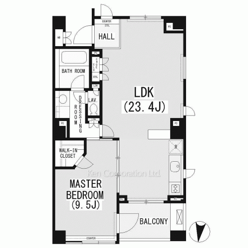 パークコート南麻布ヒルトップレジデンスの写真 間取り