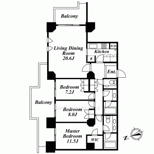 泉ガーデンレジデンスの写真 間取り