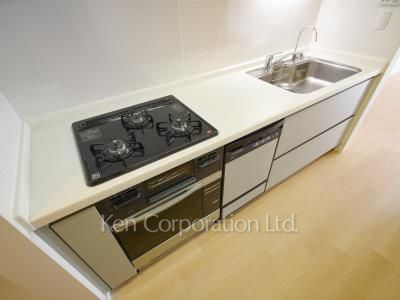 河田町ガーデン クラブフロアの写真 キッチン ※36階の同じ間取タイプを撮影。仕様が異なることがあります。