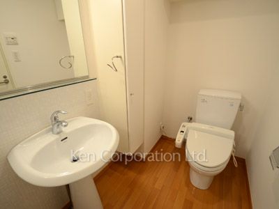 グラマシー恵比寿の写真 パウダールーム ※3階の同じ間取タイプを撮影。仕様が異なることがあります。