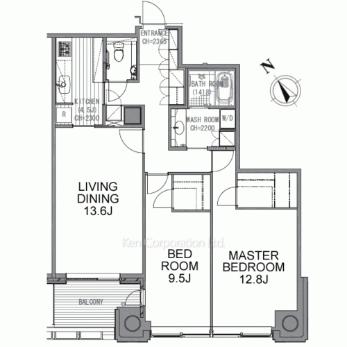 六本木ヒルズレジデンスの写真 間取り