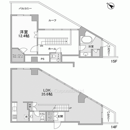 フォレストタウン参宮橋の写真 間取り
