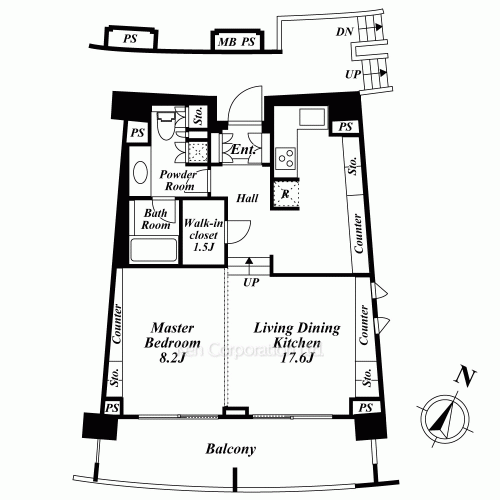 品川Vタワー テラス棟の写真 間取り