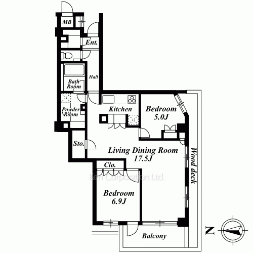 コンフォリア碑文谷の写真 間取り