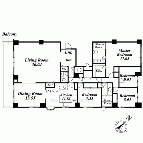 TRINITY HOUSEの写真 間取り