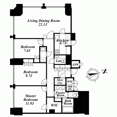 ラ・トゥール千代田の写真 間取り