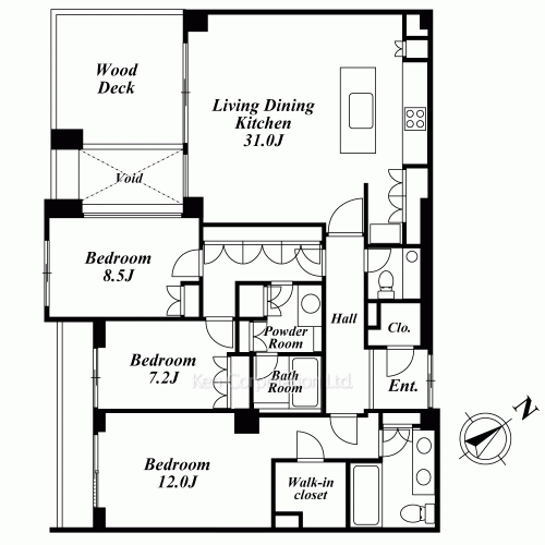 ソアラノーム代々木上原の写真 間取り